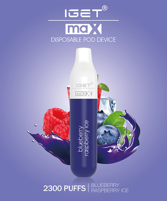 Fast Shipping Disposable Vape Pen IGET MAX 2300 Puffs 16 Flavors Available