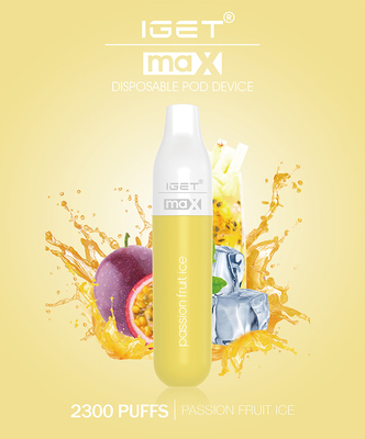 Fast Shipping Disposable Vape Pen IGET MAX 2300 Puffs 16 Flavors Available