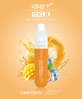 Fast Shipping Disposable Vape Pen IGET MAX 2300 Puffs 16 Flavors Available
