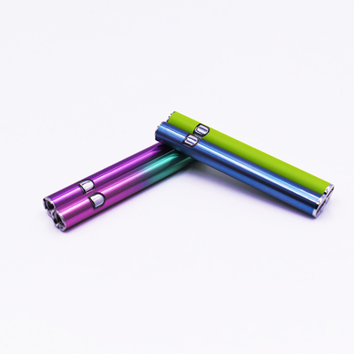 Muti Color 350mah 510 Cartridge Battery , Button Type C Vape Mod Batteries