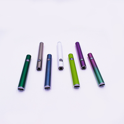 Muti Color 350mah 510 Cartridge Battery , Button Type C Vape Mod Batteries