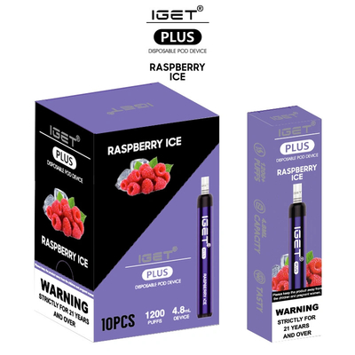 Premium Quality Disposable Electronic Cigarette Pen 1200 Puffs 4.8ml Iget Plus Disposable Vape
