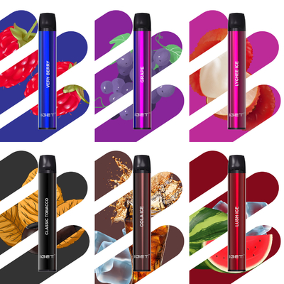 6% 600 Puffs 400mah Nic Salt Disposable Vape Pen IGET SHION Cartridge