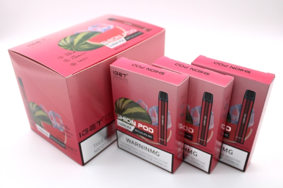 Authentic IGET SHION Disposable E-cigarettes Pod Device 600 Puffs 400mAh Battery Vape Pen