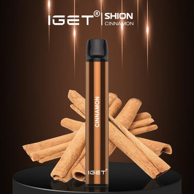 2.4ml Cinnamon E Cig Starter Kits , Iget Shion Electronic Cigarette Atomizer
