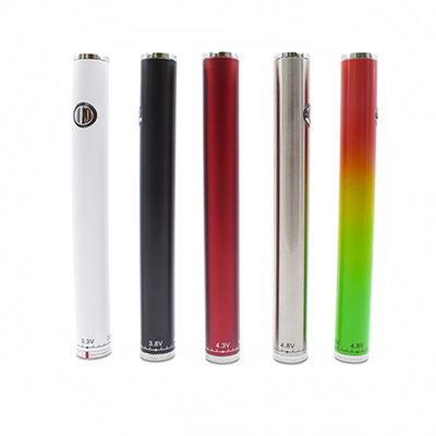 3.3V To 4.8V Dial Voltage Cbd Rechargeable 510 Vape Battery 350mAh Preheat