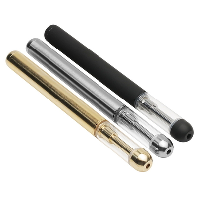 Round Metal Drip Tip D5-A 3.7v Ceramic CBD Disposable Vape Pen Empty