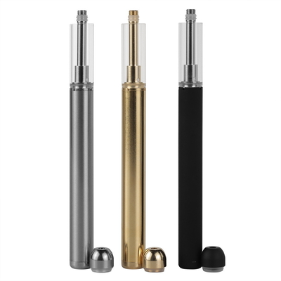 Stainless Steel Glass Tank Ceramic Coil 0.5ml 1.0ml 350mah Battery D5/D5A CBD  Vape Pen