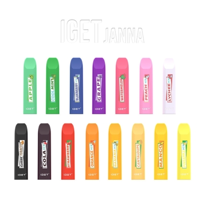 1.6ml 450 Puffs Disposable Vape Pen Pod Device IGET JANNA Disposable