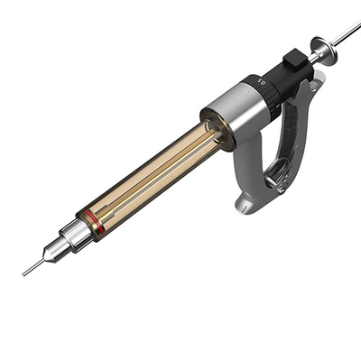 50ml CBD Distillate Cartridge Filling Machine , 510 Thread Heated Syringe Gun