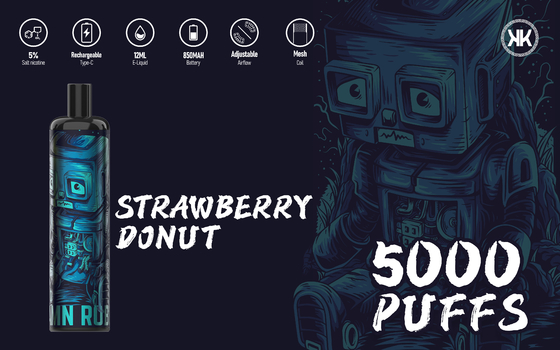 12 Flavors EPOD Disposable Vape 5% Nicotine Electronic Cigar Strawberry Donut