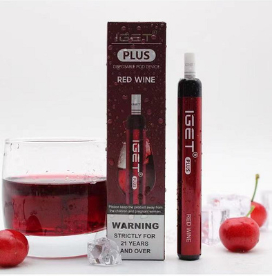 Original IGET PLUS 1200 Puffs 6% Nicotine Disposable Vape Pen 4.8ml Capacity 13 Flavors