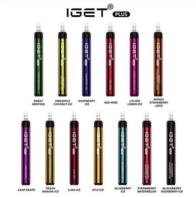 100% Authent Iget Iget E Cigarette Iget Plus 1200 Puffs 4.8ML 5% Nicotine