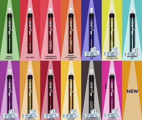 100% Original IGET Cigarette IGET 1200 PLUS 650mah Battery 6% Nicotine Vape Pen