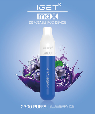 different color iget max 2300 Disposable vape pen 16 kinds flavor Original vape pen