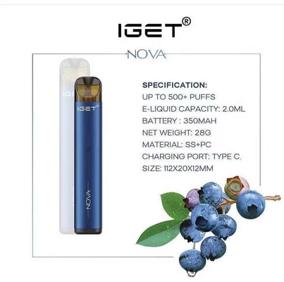 Original IGET Vape IGET Nova 3 Kinds 6% Nicotine Vape Starter Kit In Stock