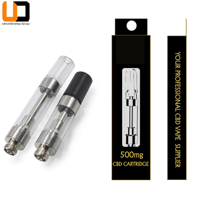 OEM Plastic Tip 510 Thread 0.92ml CBD Vape Cartridge Ceramic Coil