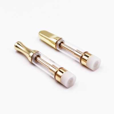 China Factory Bottom Airflow Metal Tip G10 CBD Cartridge Disposable Vape Atomizer