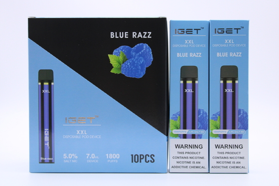 Anti-Leaking Refillable System Pod Smoking IGET XXL 1800 Vape Pen