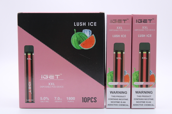 Anti-Leaking Refillable System Pod Smoking IGET XXL 1800 Vape Pen