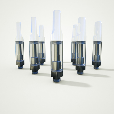 Popular in US vaporizer cartridge 1ml white ceramic tip 510 thread empty carts