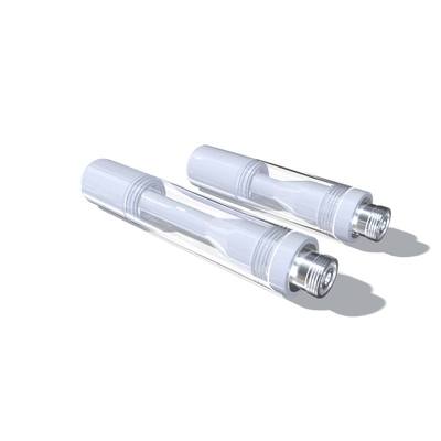 Full Ceramic Disposable Vape Cartridge Flat / Round Ceramic Coil E Cigarette Atomizer