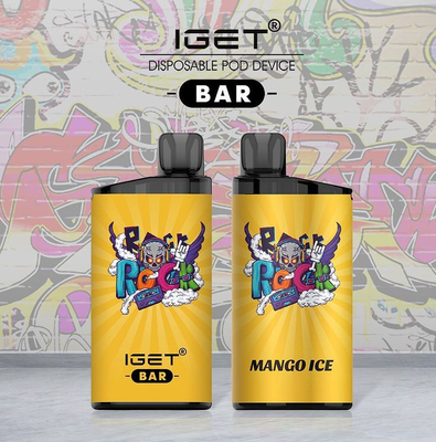Original Iget Bar 3500 Puffs Disposable Vape Pen Device 13 juice flavors e cigarette In Stock