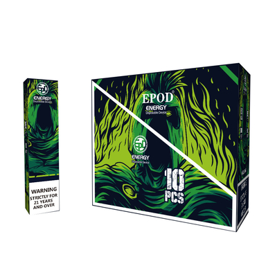 EPOD Energy 5000 Puffs Disposable Vape Pen 5% Nicotine Rechargeable Pens 12 Flavors In Stock