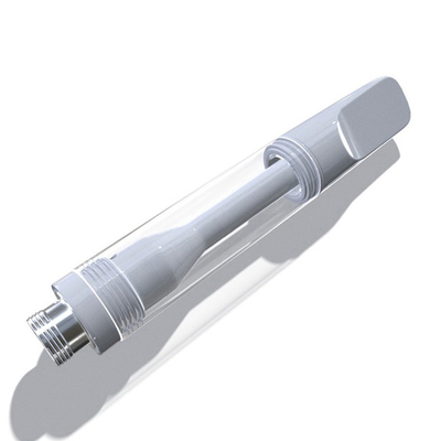 All white color 510 thread vape cartridge CBD thick oil all ceramic tip