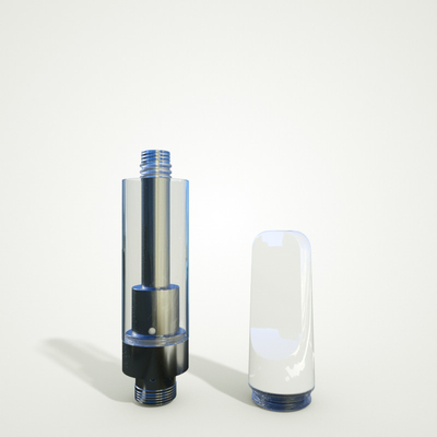 Lead free cartridge empty 0.5ml 1ml glass tank ceramic coil leaking proof custom logo 510 vape cartridge