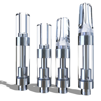 Press In Plastic Tip Delta 8 Disposable Vape Cartridge 0.5ml 1ml Ceramic Coil Cbd Cartridge Empty Tank