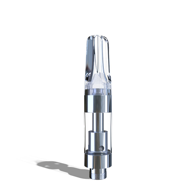 Wholesale plastic tip Pyrex glass tank 0.5ml 1ml thin thick oil vape cartridge