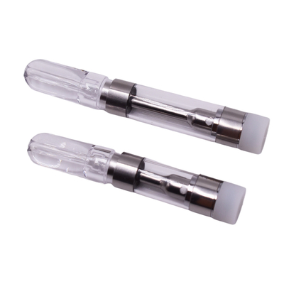 Plastic Tip 510 Thread Ceramic Coil SS316 Thick Oil CBD THC Disposable Vape Cartridge