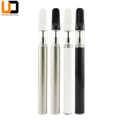 Stainless Steel Glass Tank Ceramic Coil 0.5ml 1.0ml 350mah Battery D5/D5A CBD  Vape Pen