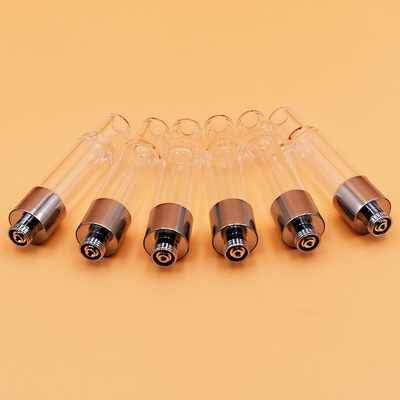 Wholesale full glass 0.5ml 1ml thick honey oil tank ceramic coil vape cartridge