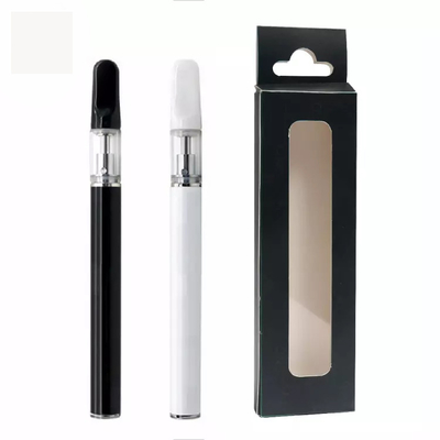 Stainless Steel Glass Tank Ceramic Coil 0.5ml 1.0ml 350mah Battery D5/D5A CBD  Vape Pen