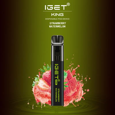 Hot selling australia IGET KING 2600 Puffs disposable vape pen with different kinds color choose