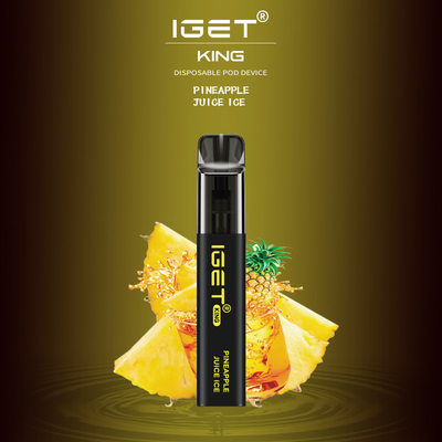 Hot selling australia IGET KING 2600 Puffs disposable vape pen with different kinds color choose