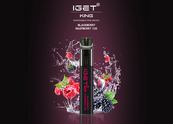 Iget King 2600 Puffs Including 5% Nicotine Disposable Vape Pens 9 Flavors