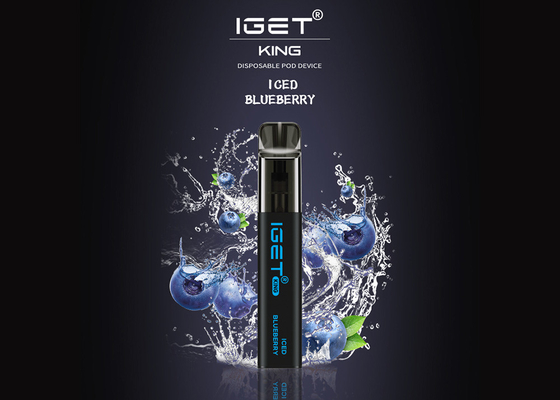 Iget King 2600 Puffs Including 5% Nicotine Disposable Vape Pens 9 Flavors