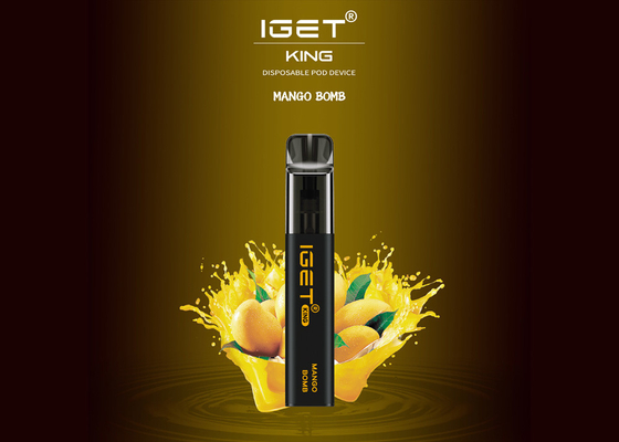 9 Flavors 2600 Puff IGET Vape Disposable Pod 8.5ml 6.0% Nicotine