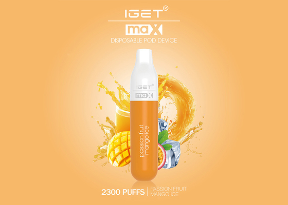 8.0ml IGET MAX 2300 Puffs Disposable Electronic Cigarette 16 Colors