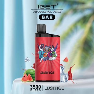 Original 100% IGET BAR 3500 PUFFS 5 % nicotine Disposable vape pen