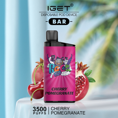 Original 100% IGET BAR 3500 PUFFS 5 % nicotine Disposable vape pen