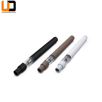 Stainless Steel Glass Tank Ceramic Coil 0.5ml 1.0ml 350mah Battery D5/D5A CBD  Vape Pen