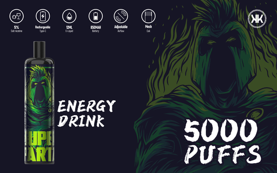 Disposable Vape Epod Energy Max 5000 Puffs 850mah 12 Flavors