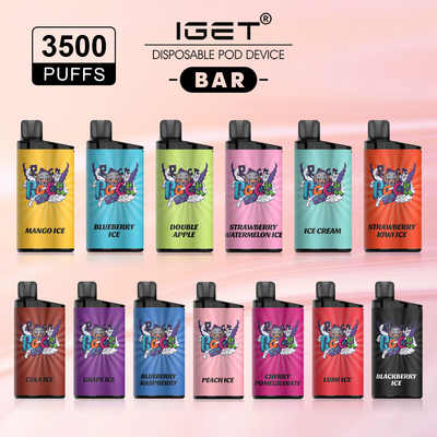 Fast Express Service 5% Nicotine Salt 20 Kinds Flavor IGET BAR Disposable Vape Pen
