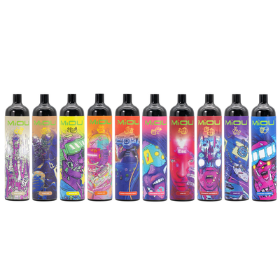 100% original quality MIOU 9000 PUFF  10 Kinds flavor Disposable vape pen