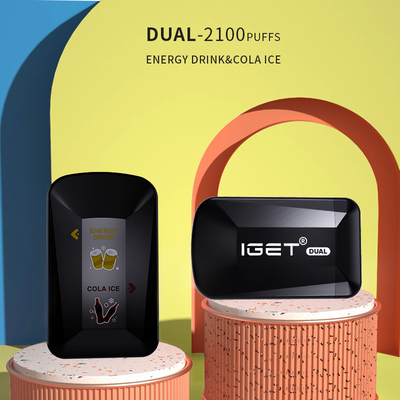 IGET Dual 2100 puffs double flavors disposable vape pen