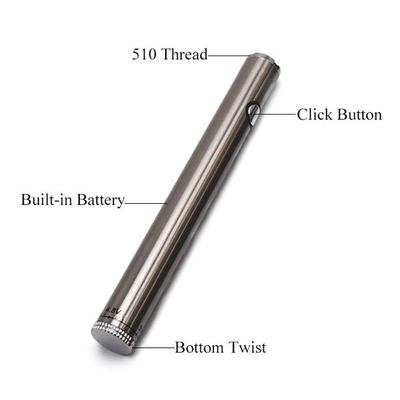 B1 Battery Full power out put deep press 350 mah Dial voltage vape pen - Single battery